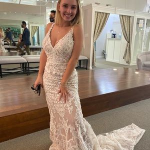 Allure ivory wedding dress